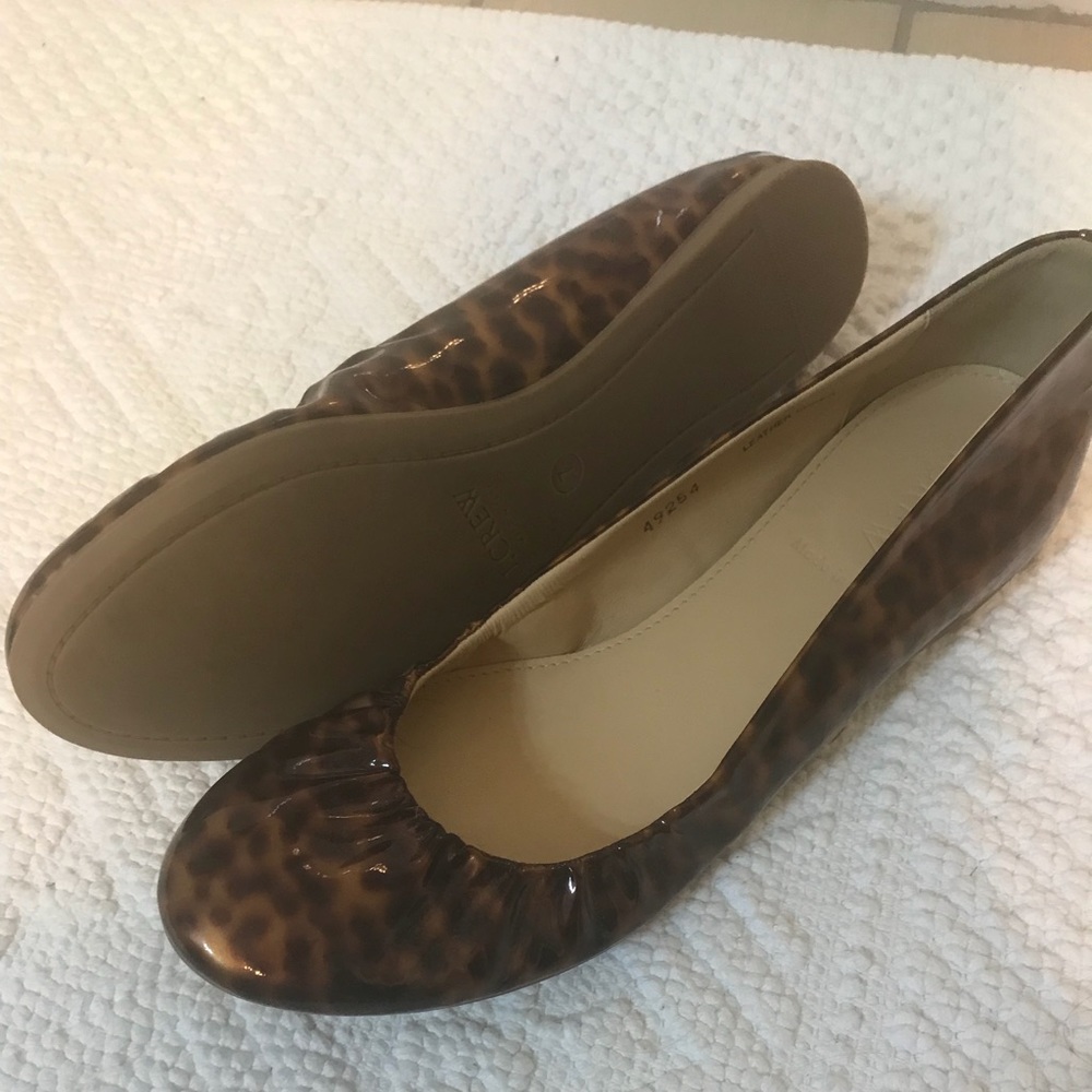 JCrew Leopard Flats